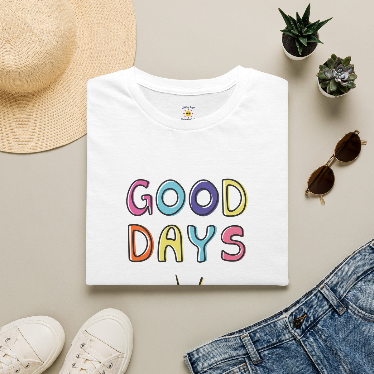 Good Days Smiley Face T-Shirt