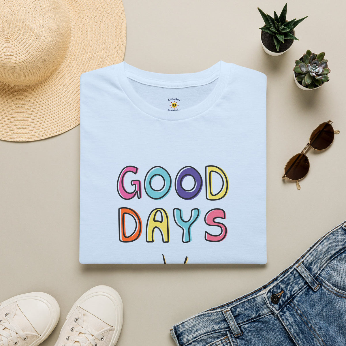 Good Days Smiley Face T-Shirt