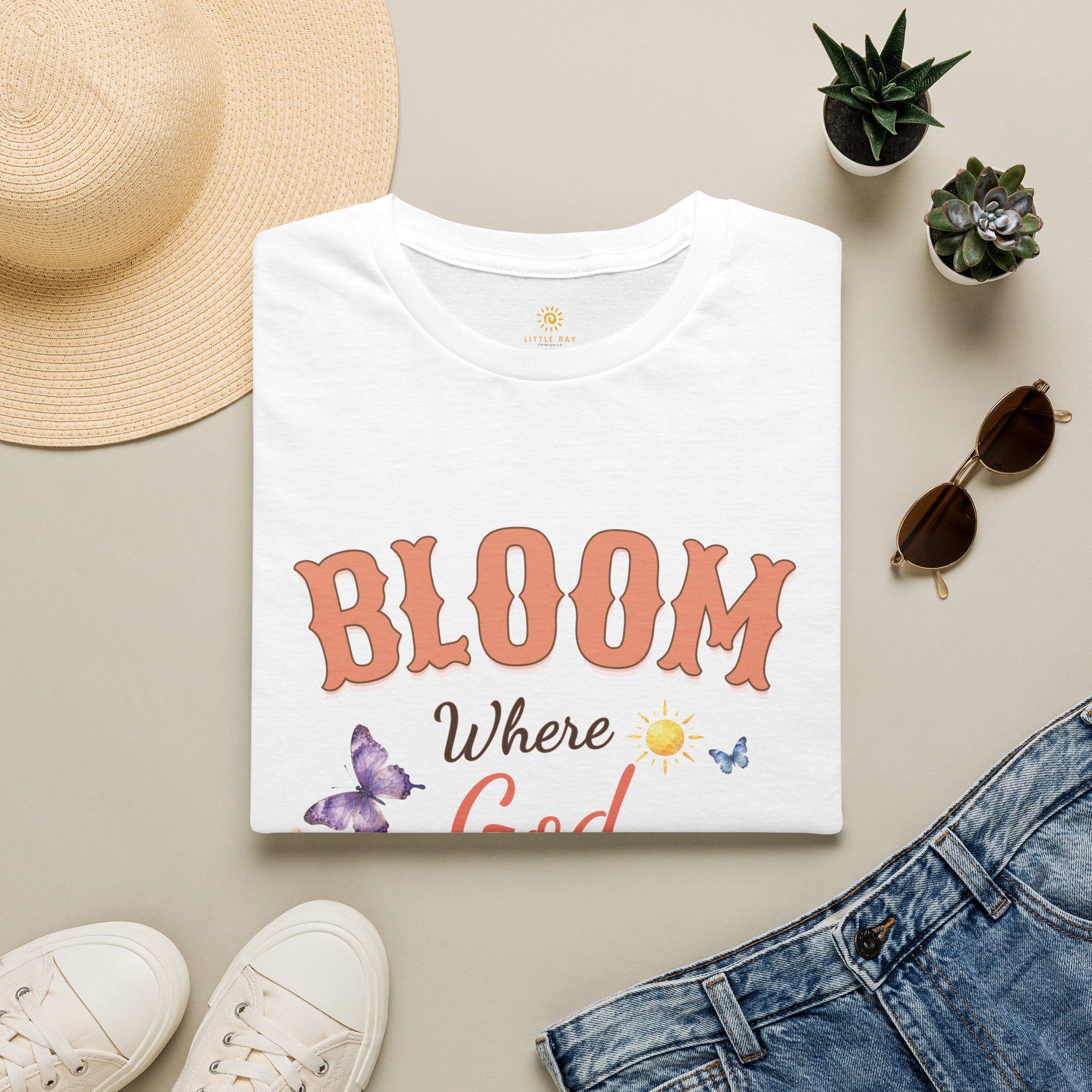 Bloom Where God Planted You T-Shirt