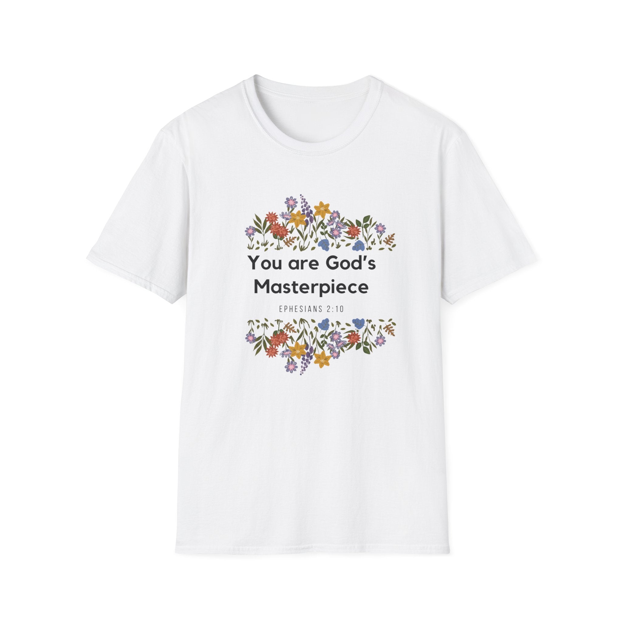 You are God's Masterpiece Floral T-Shirt