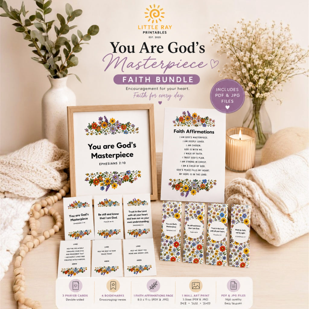 You are God's Masterpiece Faith Bundle