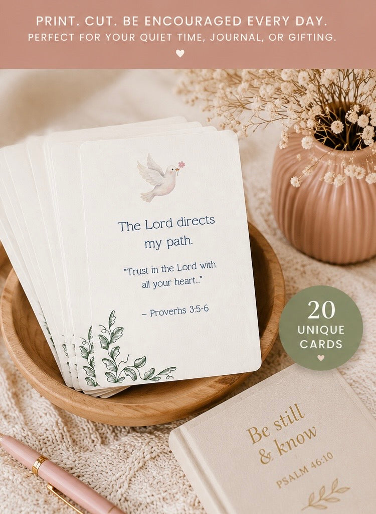 20 Faith-Filled Affirmation Cards