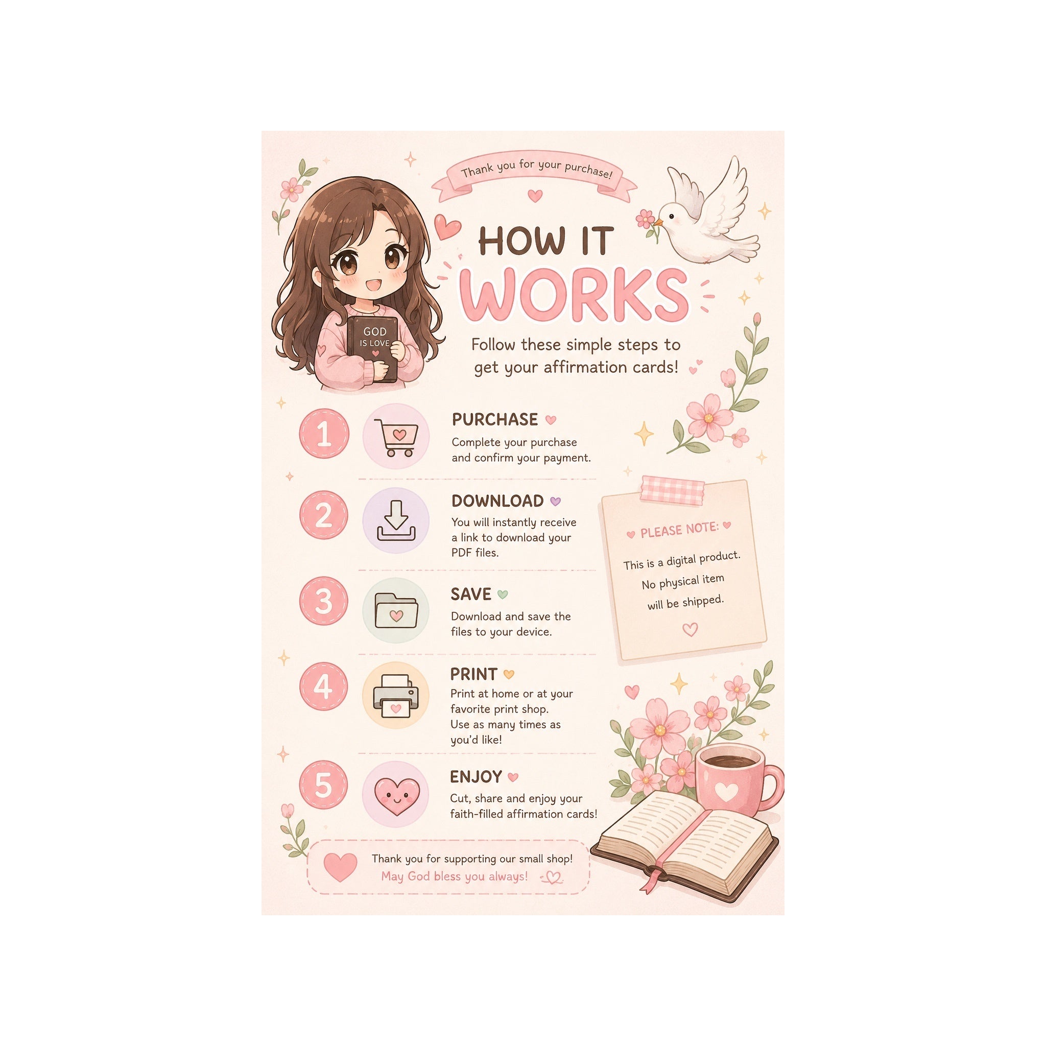 20 Faith-Filled Affirmation Cards
